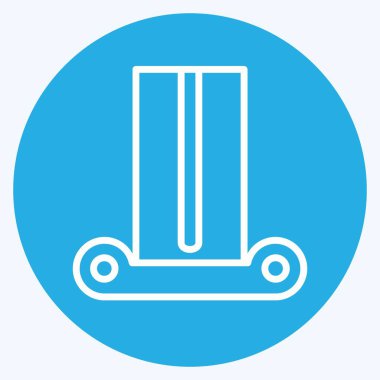 Simge Sütunu - Mavi Gözler Biçimi - Basit illüstrasyon, Yazdırma için İyi, Duyuru, Etc