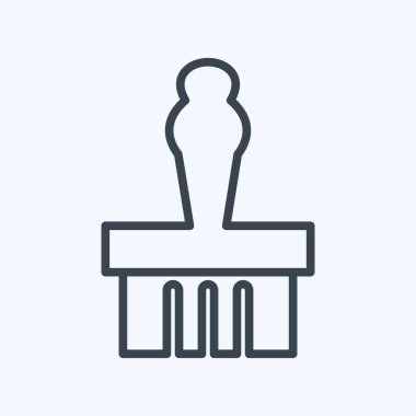 Simge Anıtı Görünümü - Satır Biçimi - Basit illüstrasyon, Yazdırma İçin İyi, Duyurular, Etc