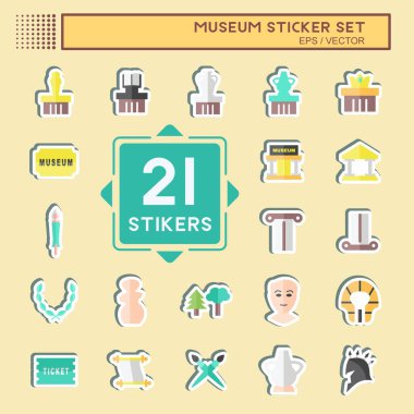 Etiket Ayarlama Müzesi - Basit illüstrasyon, Yazdırma, Duyurular, Etc