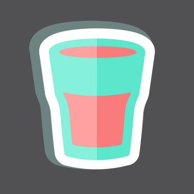 Siyah arkaplanda çift Atış Yapıştırması modayı izole etti