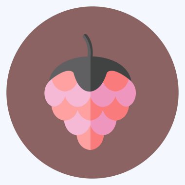 Yumuşak mavi arkaplanda izole edilmiş modada simge