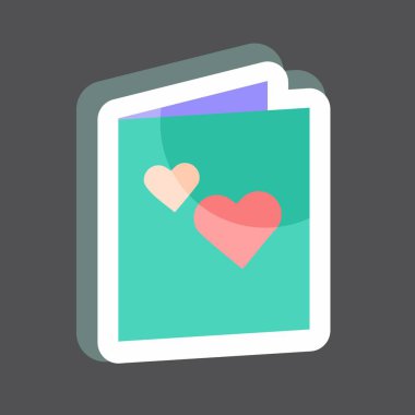 Siyah arkaplanda izole edilmiş moda Davetiye Kartı Etiketi