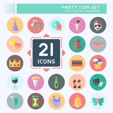 Yumuşak mavi arkaplanda izole edilmiş modaya uygun düz bir simge belirlendi