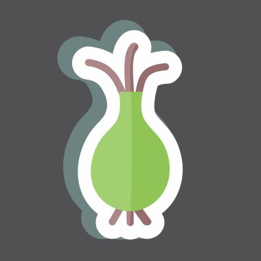 Siyah arkaplanda izole edilmiş bitkisel etiket modada