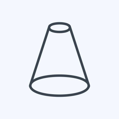 Simge Spotlight. Web arayüzü sembolü için uygun. Sıra tarzı. Basit dizayn edilebilir. tasarım şablonu. Basit gösterim