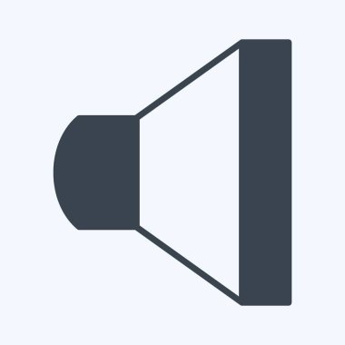 Simge Sözcüsü 2 web arayüzü sembolü için uygun. Kabartma tarzı. Basit dizayn edilebilir. tasarım şablonu. Basit gösterim