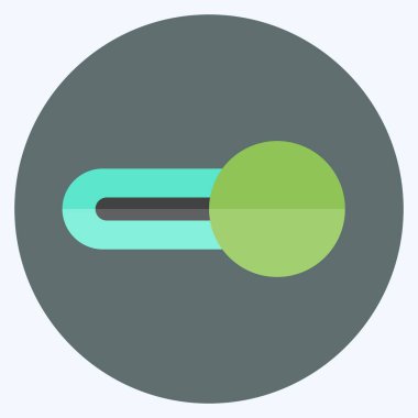 Simge Aç. Web arayüzü sembolü için uygun. Düz stil. Basit dizayn edilebilir. tasarım şablonu. Basit gösterim