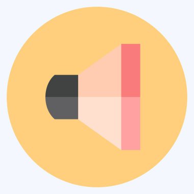 Simge Sözcüsü 2 web arayüzü sembolü için uygun. Düz stil. Basit dizayn edilebilir. tasarım şablonu. Basit gösterim