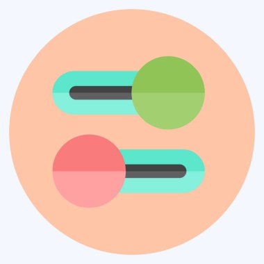 Simge Çoklu Anahtarları. Web arayüzü sembolü için uygun. Düz stil. Basit dizayn edilebilir. tasarım şablonu. Basit gösterim