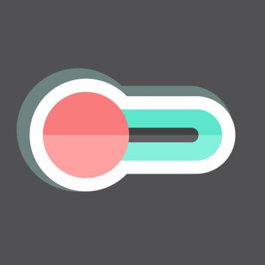 Çıkartma Kapalı. Web arayüzü sembolü için uygun. Basit dizayn edilebilir. tasarım şablonu. Basit gösterim