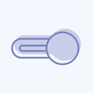 Simge Aç. Web arayüzü sembolü için uygun. İki ton stili. Basit dizayn edilebilir. tasarım şablonu. Basit gösterim