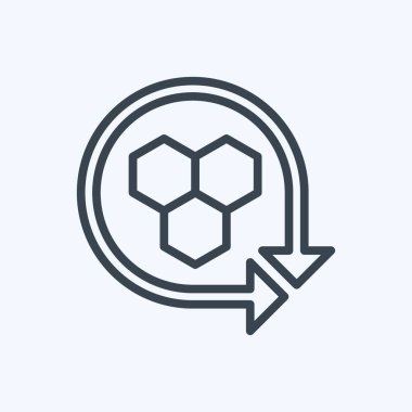 Simge Modelleme API. Veri analizi sembolü için uygun. Sıra tarzı. Basit dizayn edilebilir. tasarım şablonu. Basit gösterim