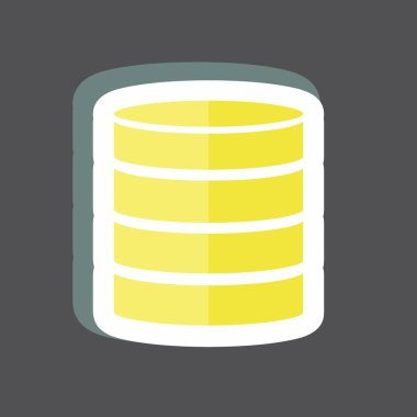 Yapılandırılmamış Veri Etiketi. Veri analizi sembolü için uygun. Basit dizayn edilebilir. tasarım şablonu. Basit gösterim