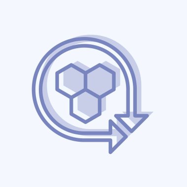 Simge Modelleme API. Veri analizi sembolü için uygun. İki ton stili. Basit dizayn edilebilir. tasarım şablonu. Basit gösterim