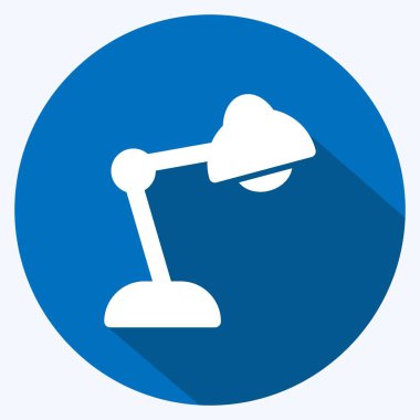 Simge vaka çalışması. IT Servisleri sembolü için uygun. Uzun gölge tarzı. Basit dizayn edilebilir. tasarım şablonu. Basit gösterim