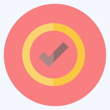 Simge Kalite Kontrolü. IT Servisleri sembolü için uygun. Düz stil. Basit dizayn edilebilir. tasarım şablonu. Basit gösterim