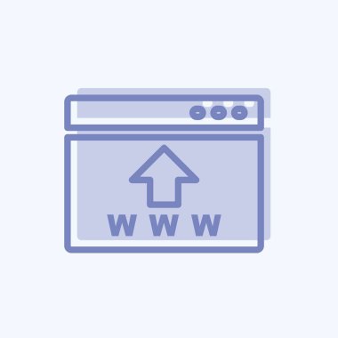 Simge Seo. IT Servisleri sembolü için uygun. İki ton stili. Basit dizayn edilebilir. tasarım şablonu. Basit gösterim