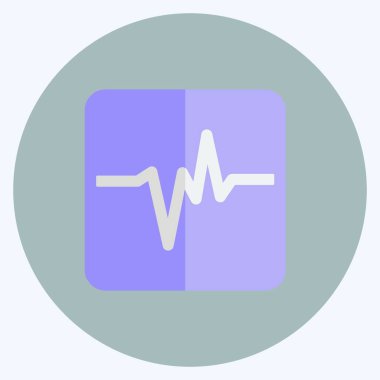 Icon deprem okumaları. Afet sembolü için uygun. Düz stil. Basit dizayn edilebilir. tasarım şablonu. Basit gösterim