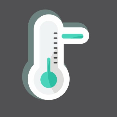 Çıkartma Soğuk Dalga. Afet sembolü için uygun. renk arkadaşı stili. Basit dizayn edilebilir. tasarım şablonu. Basit gösterim