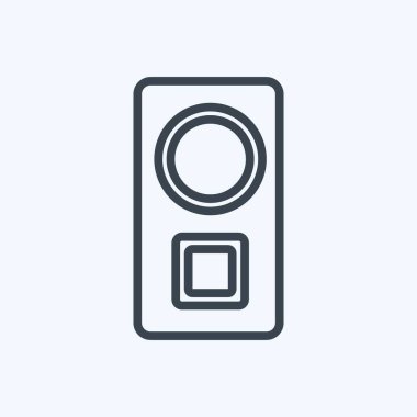 Simge Sözcüsü. Parti sembolü için uygun. Sıra tarzı. Basit dizayn edilebilir. tasarım şablonu. Basit gösterim