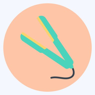 Simge Düzeltici. Güzellik sembolü için uygun. renk arkadaşı stili. Basit dizayn edilebilir. tasarım şablonu. Basit gösterim