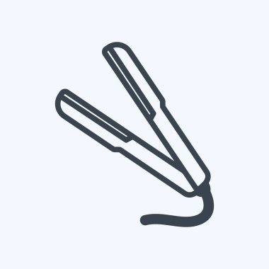 Simge Düzeltici. Güzellik sembolü için uygun. Sıra tarzı. Basit dizayn edilebilir. tasarım şablonu. Basit gösterim