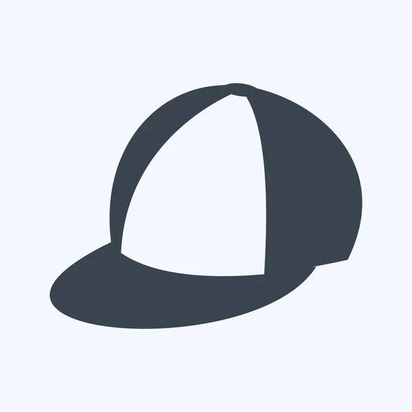 Icon夏季帽 适合春天的象征 格瑞普风格 简单的设计可以编辑 设计模板向量 简单的符号说明 — 图库矢量图片