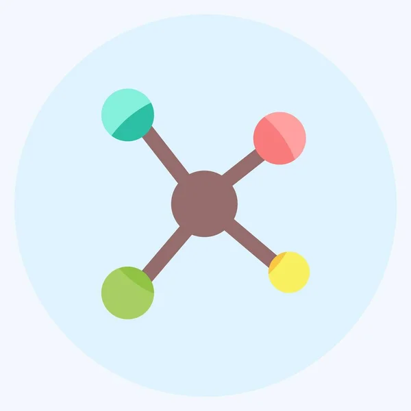 Icon Networks 适用于It服务符号 平坦的风格 简单的设计可以编辑 设计模板向量 简单的符号说明 — 图库矢量图片