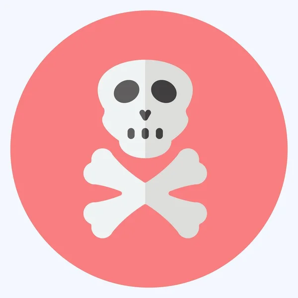 Icon Danger Suitable Disasters Symbol Flat Style Simple Design Editable —  Vetores de Stock