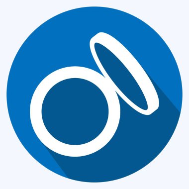 Simge Gölgeleri. Güzellik sembolü için uygun. Uzun gölge tarzı. Basit dizayn edilebilir. tasarım şablonu. Basit gösterim