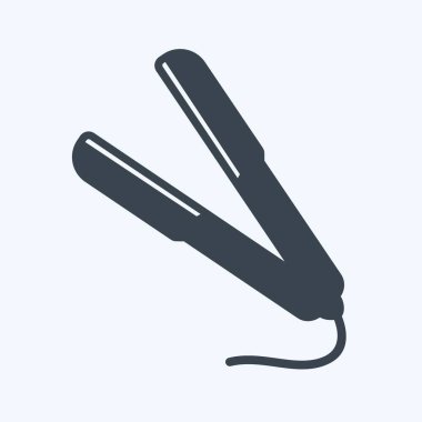 Simge Düzeltici. Güzellik sembolü için uygun. Kabartma tarzı. Basit dizayn edilebilir. tasarım şablonu. Basit gösterim