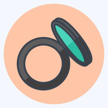 Simge Gölgeleri. Güzellik sembolü için uygun. Düz stil. Basit dizayn edilebilir. tasarım şablonu. Basit gösterim