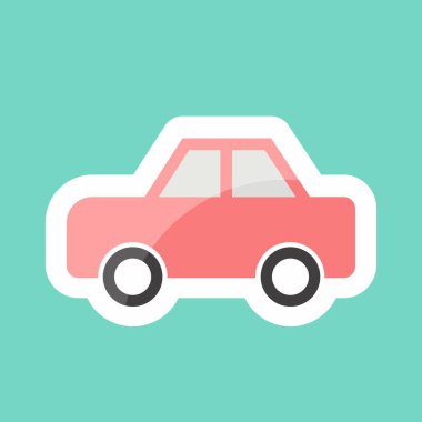 Çıkartma çizgisi Oyuncak Araba 2 'yi oyuncak sembolü için uygun hale getirdi. Basit dizayn edilebilir. tasarım şablonu. Basit gösterim