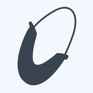 İkon Mısır. Meyve ve sebze sembolü için uygun. Kabartma tarzı. Basit dizayn edilebilir. tasarım şablonu. Basit gösterim