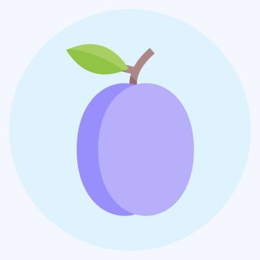 Simge eriği. Meyve ve sebze sembolü için uygun. Düz stil. Basit dizayn edilebilir. tasarım şablonu. Basit gösterim