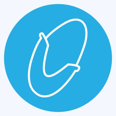 İkon Mısır. Meyve ve sebze sembolü için uygun. Mavi gözlü. Basit dizayn edilebilir. tasarım şablonu