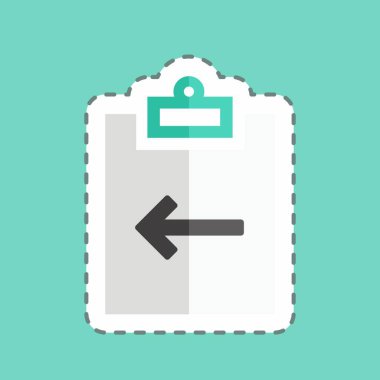 Çıkartma satırı, Bilgi İşlemi sembolü için uygun olan 1. Dönüş Görevi 'ni kesti. Basit dizayn edilebilir. tasarım şablonu. Basit gösterim