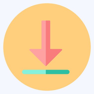 Simge Al Uygulaması. Infographics sembolü için uygun. Düz stil. Basit dizayn edilebilir. tasarım şablonu. Basit gösterim