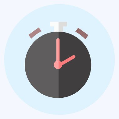 Simge Alarmı. Infographics sembolü için uygun. Düz stil. Basit dizayn edilebilir. tasarım şablonu. Basit gösterim