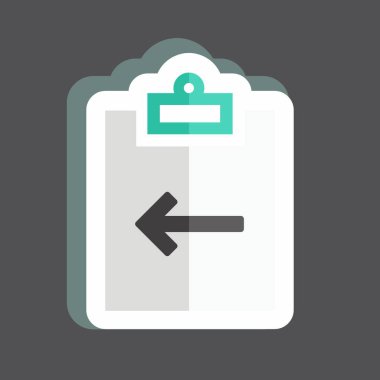 Çıkartma ataması. Bilgi İşaretleri sembolü için uygun 1. iade. Basit dizayn edilebilir. tasarım şablonu. Basit gösterim