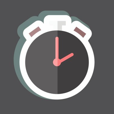 Çıkartma alarmı. Infographics sembolü için uygun. Basit dizayn edilebilir. tasarım şablonu. Basit gösterim