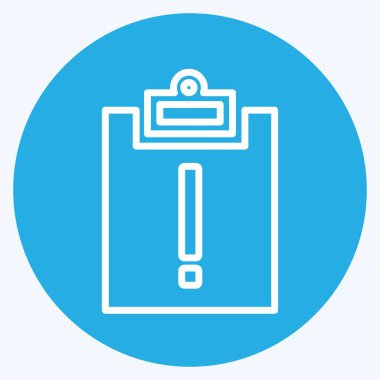 Simge ataması geç kaldı. Infographics sembolü için uygun. Mavi gözlü. Basit dizayn edilebilir. tasarım şablonu. Basit gösterim