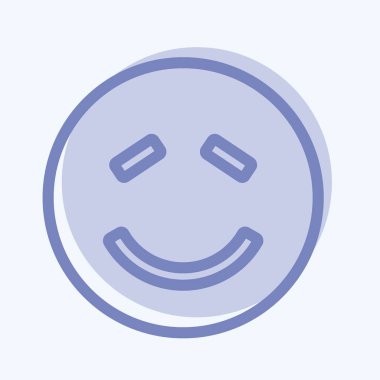 Simgesel Duygu Utangaçlığı. Duygu Simgesi için uygun. İki ton stili. Basit dizayn edilebilir. tasarım şablonu. Basit gösterim