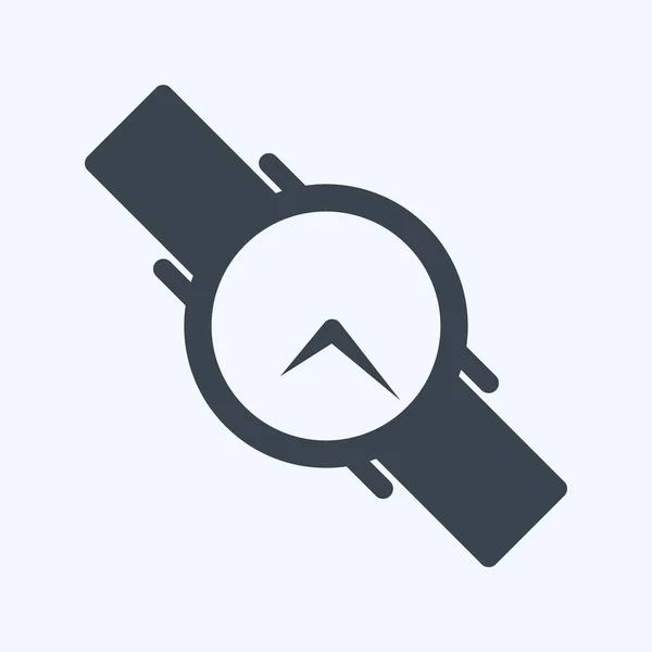 Icon Watch Suitable Beauty Care Symbol Glyph Style Simple Design — Archivo Imágenes Vectoriales