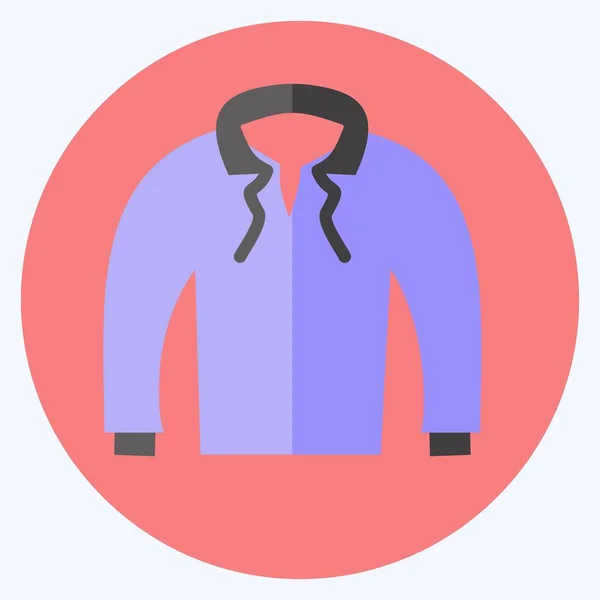 Icon Pull Suitable Men Accessories Symbol Flat Style Simple Design — Stock Vector