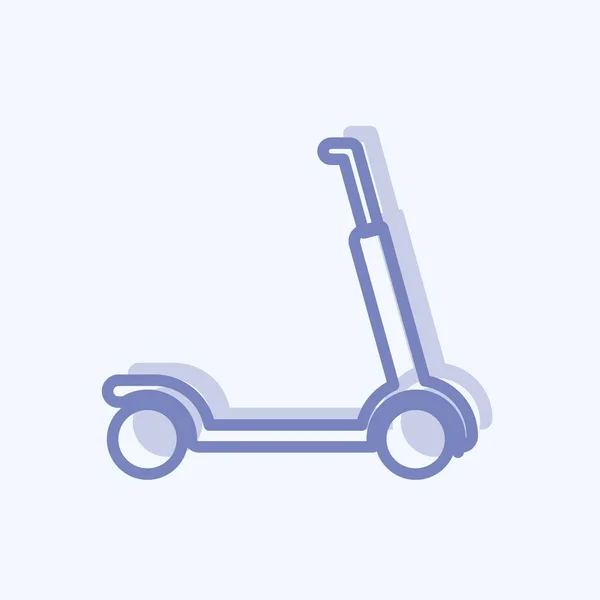 Icono Scootie Adecuado Para Símbolo Juguete Estilo Dos Tonos Diseño — Archivo Imágenes Vectoriales