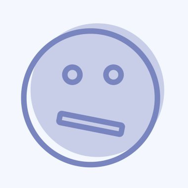 Simge Duygusallığı karıştırıldı. Duygu Simgesi için uygun. İki ton stili. Basit dizayn edilebilir. tasarım şablonu. Basit gösterim