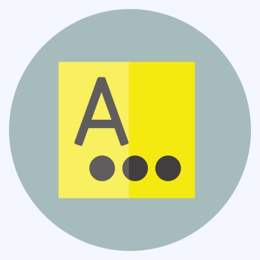 Simge Dili girdisi. Mobil Uygulamalar sembolü için uygun. Düz stil. Basit dizayn edilebilir. tasarım şablonu. Basit gösterim