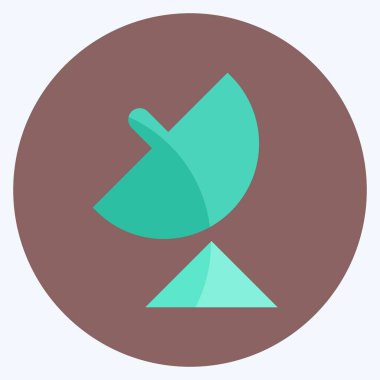 Simge GPS. Mobil Uygulamalar sembolü için uygun. Düz stil. Basit dizayn edilebilir. tasarım şablonu. Basit gösterim