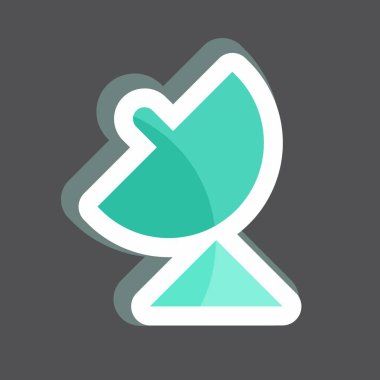 GPS etiketi. Mobil Uygulamalar sembolü için uygun. Basit dizayn edilebilir. tasarım şablonu. Basit gösterim